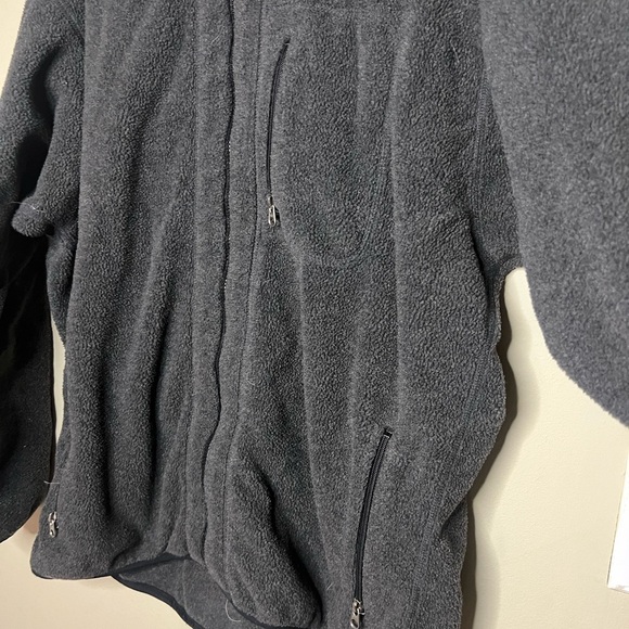 Patagonia Vintage 90s Synchilla Gray Full Zip Men’s Fleece XXL - Picture 3 of 9